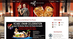 Desktop Screenshot of michaeljfoxtheatre.ca