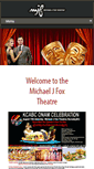 Mobile Screenshot of michaeljfoxtheatre.ca
