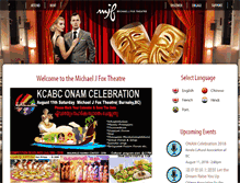 Tablet Screenshot of michaeljfoxtheatre.ca